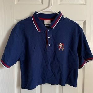 Cropped authentic Disney grumpy shirt